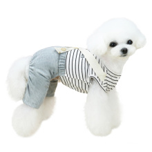 New design Stripe Pet Four Legs Design Dog Clothes For Summer Pet Clothes